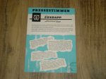 Reklame folder D - Janus 250 Pressestimmen