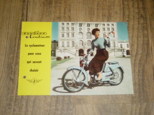 Reklame folder F - Combinette Le cyclomoteur pour ceux qui saven