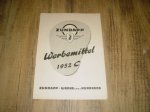 Reklame folder D - Werbemittel 1952 C