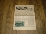 Reklame folder D - Das Motorrad Testete die Zundapp 200S