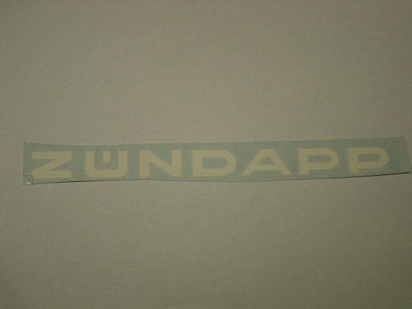 Sticker Grasmaaier " Zundapp "