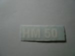 Sticker Grasmaaier ″ HM 50 ″