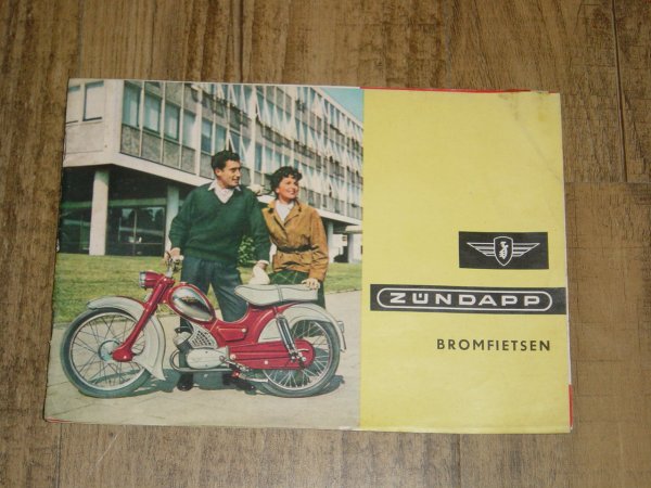 Reklame folder NL - 1961 Bromfietsen