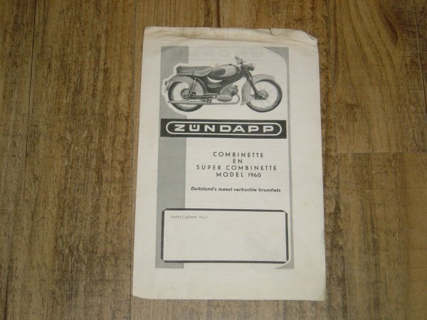 Reklame folder NL - 1960 Combinette