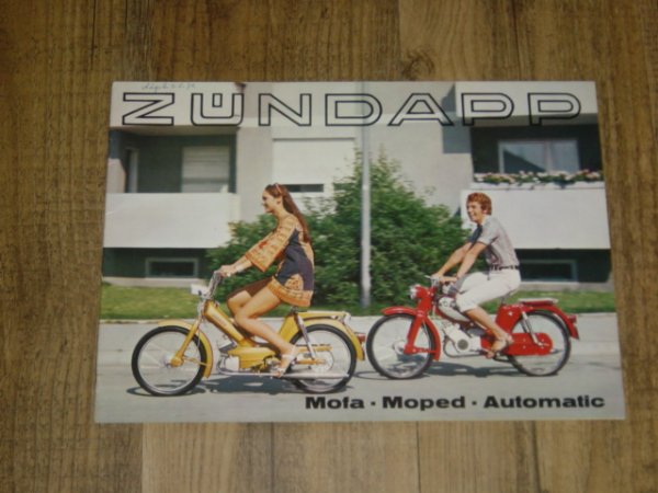 Reklame folder D - 1971 Mofa Moped Automatic