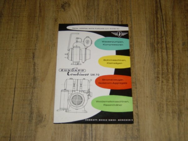 Reklame folder D - Combimot SM 70