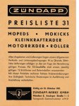 Fahrzeug Preisliste Nr. 31
