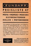 Fahrzeug Preisliste Nr. 47