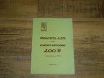 Onderdelen catalogus Motorrad 200 S