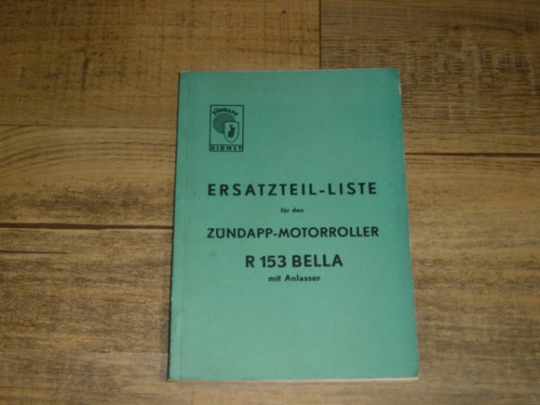 Onderdelen catalogus R153 Bella
