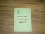 Onderdelen catalogus Motorrad 200 S
