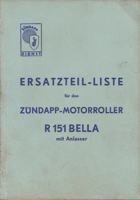 Onderdelen catalogus R151 Bella