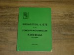 Onderdelen catalogus R203 Bella