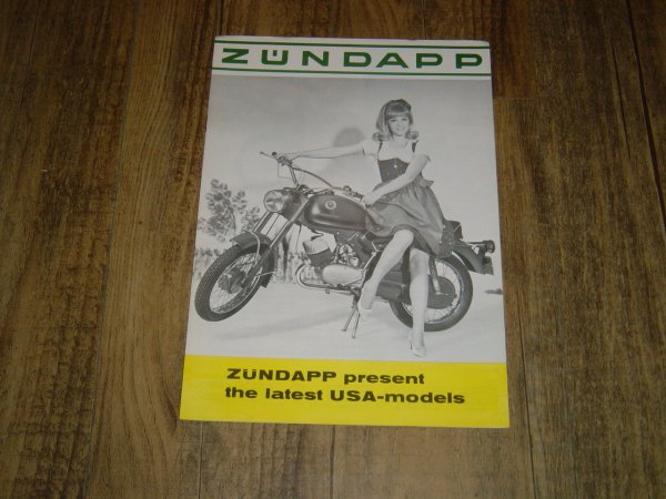 Reklame folder USA - 1967 Zündapp present the latest USA-models