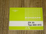 Instructieboekje D - 460 - 013 ZX 25