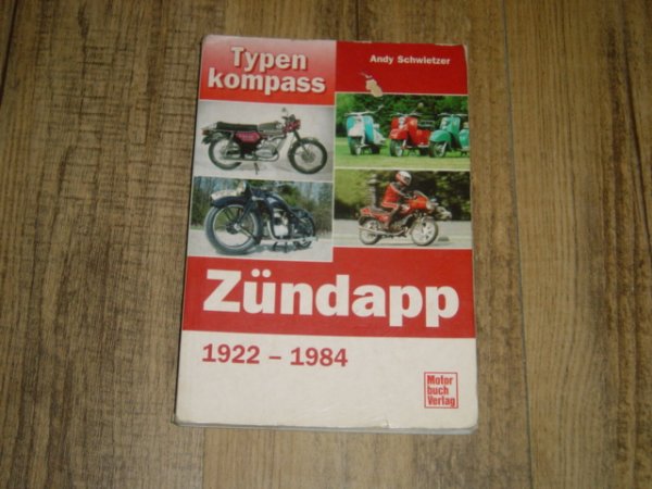 Boek "Zündapp Typen kompass 1922- 1984" gebruikt