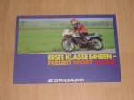 Reklame folder D - Erste klasse Fahren Freizeit sport Alltag