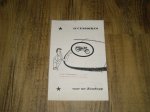Reklame folder NL - Accessoires +/- 1963