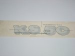 Sticker ″ KS 50 ″