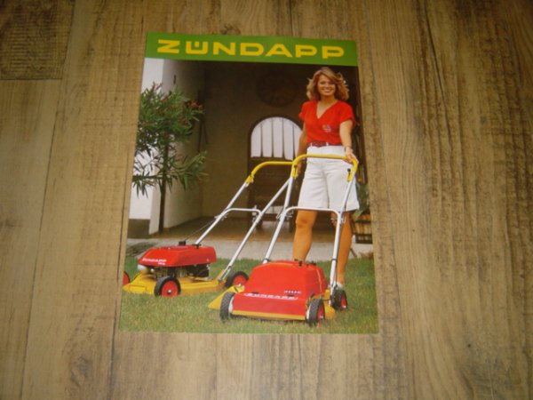 Reklame folder D - Rasenmäher "Zündapp"