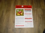 Reklame folder D - Rasenmäher Wieder ein PLUS -Punkt