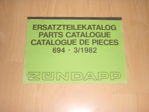 Onderdelen catalogus 694 grasmaaier 1982-03