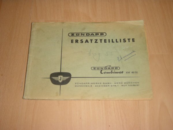 Onderdelen catalogus KM 48/50