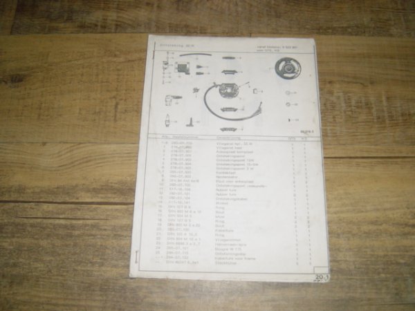 Onderdelen catalogus NL 517 1977-01 Aanvulling