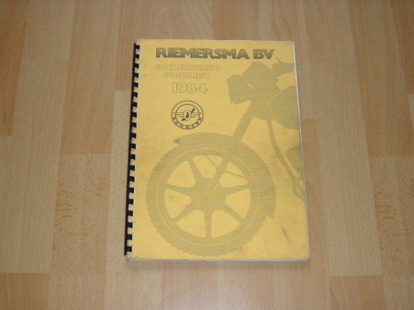 Prijslijst NL Onderdelen 1984