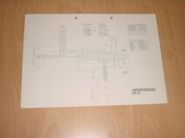 Electrisch schema ZD 40