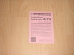 Fahrzeug Preisliste 74/3 (fur Verbraucher)