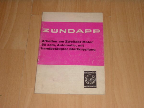 Arbeiten am Zweitaktmotor Automatic Typ 248 09-1973