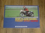 Reklame folder D - Erste klasse Fahren Freizeit sport Alltag