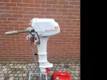 Buitenboordmotor 6Pk langstaart wit