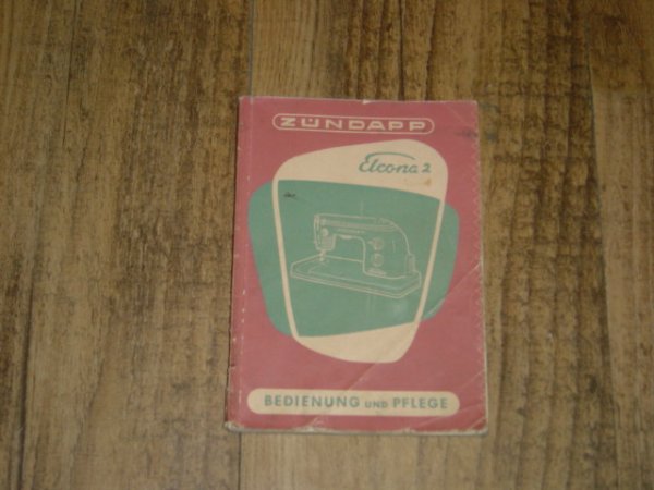 Instructieboekje D - Nähmaschinen Elcona 2