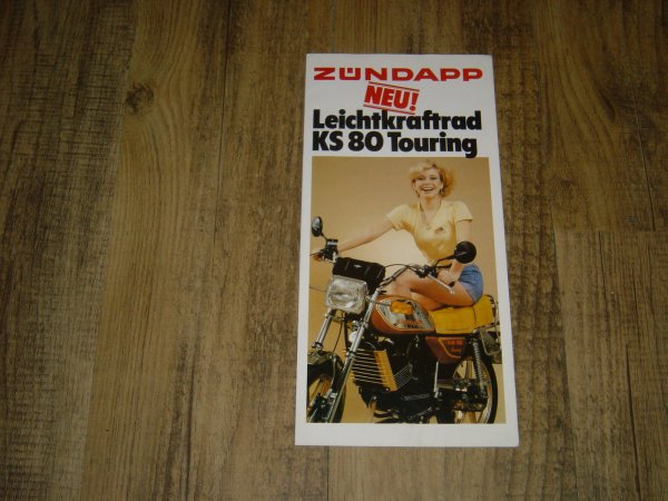 Reklame folder D - 1981 Leichtkraftrad KS 80 Touring