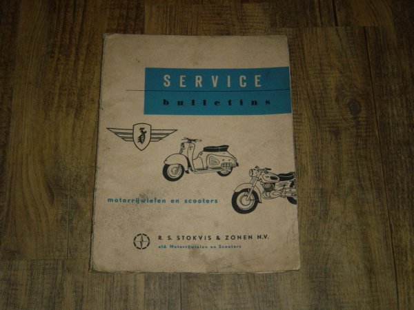 Zundapp Service Bulletins R.S. Stokvis 50 en 60er jaren