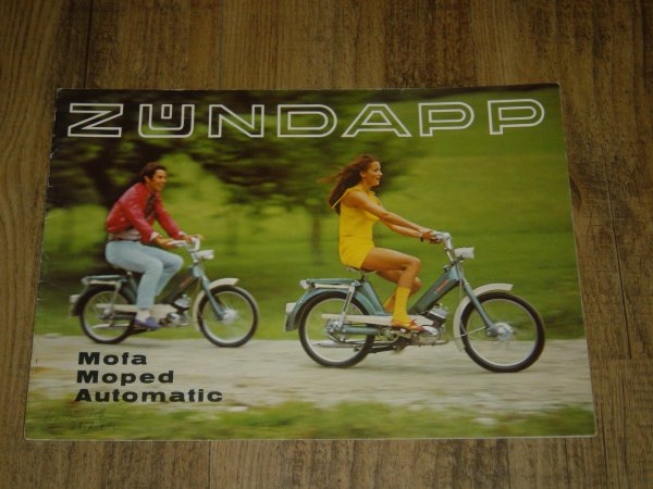 Reklame folder D - 1970 Mofa Moped Automatic