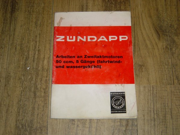 Arbeiten am Zweitaktmotor 50 ccm, 5 Gänge (Fw- und Wk) 06-1977