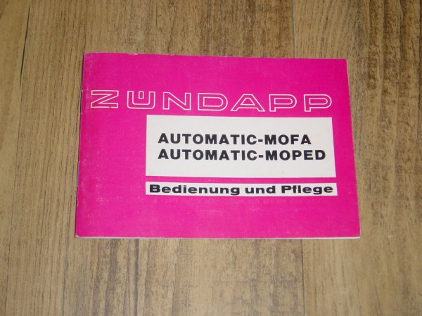 Instructieboekje D - 442 - Automatic MOFA / MOPED