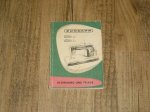 Instructieboekje D - Nähmaschinen Elcona 1 a , 2a modellen