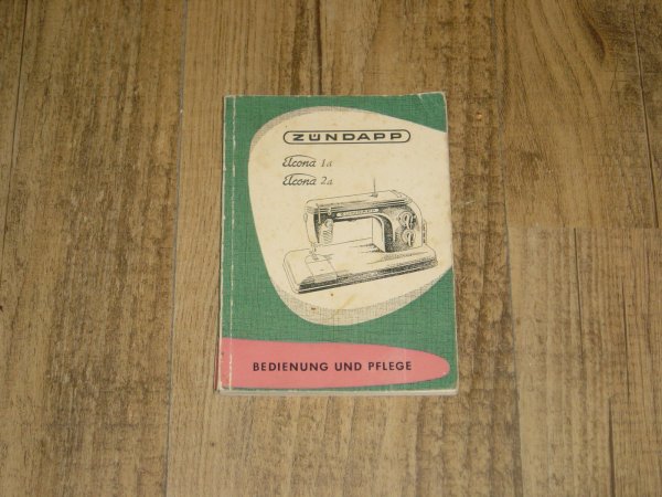 Instructieboekje D - Nähmaschinen Elcona 1 a , 2a modellen