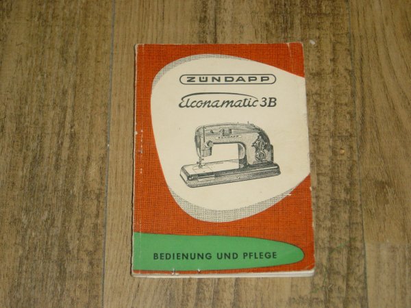 Instructieboekje D - Nähmaschinen Elconamatic 3B