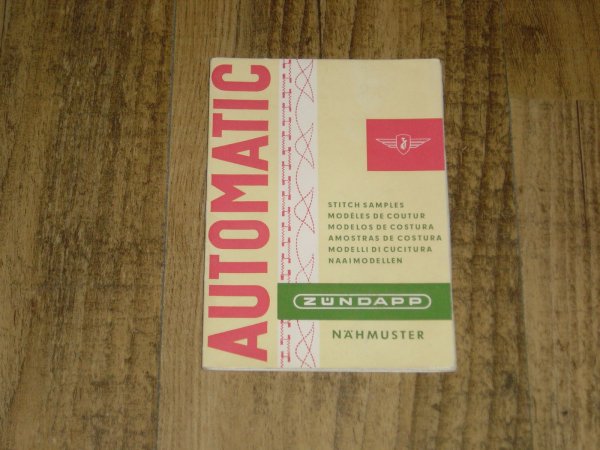 Instructieboekje D - Nähmaschinen - Automatic Nähmuster