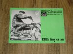 Reklame folder D - Zündapp-Sonderschau Zweiradmuseum Neckarslulm 1977