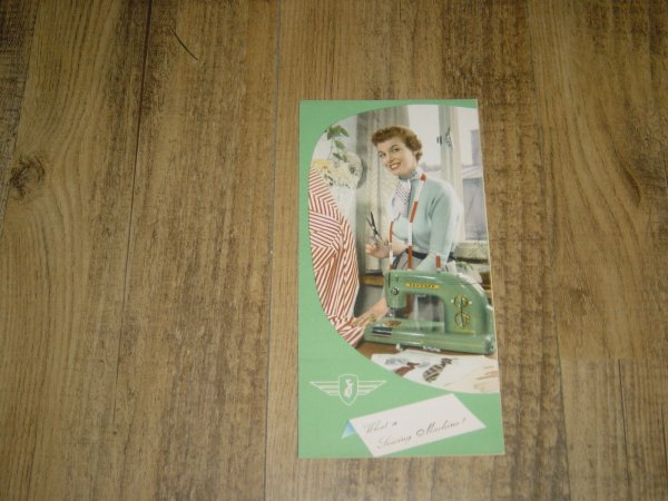 Reklame folder GB - What a Sewing Machine