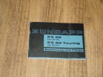 Instructieboekje D - 530 KS 80 , KS 80 Touring