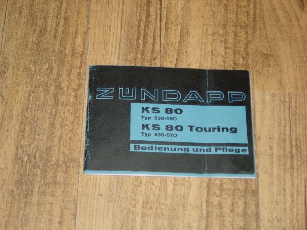 Instructieboekje D - 530 KS 80 , KS 80 Touring