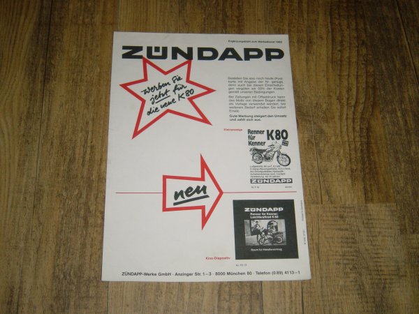 Werbedienst: Ergänzungsblatt zum Werbedienst 1982