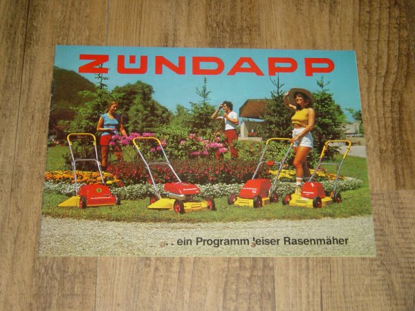 Reklame folder D - Rasenmäher ...ein Programm leiser Rasenmaher